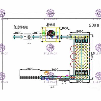 18.9リットルのプラスチックびん600BPHのガロンの満ちるライン サプライヤー