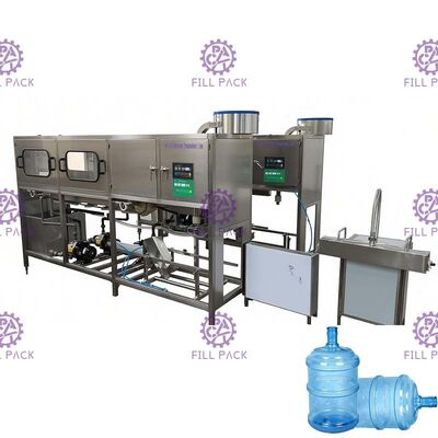 QGF-100自動120 Bph 5ガロンのびん詰めにするライン/機械/システム サプライヤー