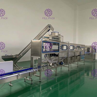 ラベルの収縮のトンネルが付いている270×490mmのガロンの充填機 サプライヤー