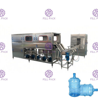 2台の帽子の選別機SUS304 300 BPH 5ガロンのびんの注入口 サプライヤー