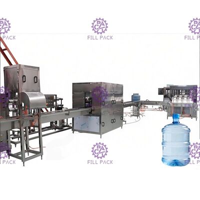 線形タイプ外的な0.55kw 5ガロンのびん洗濯機 サプライヤー