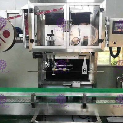 電気1人のヘッド帽子の袖の丸ビンのラベラー サプライヤー