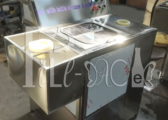 Sus304プラスチックびん洗濯機の単一ステーション300BPH サプライヤー
