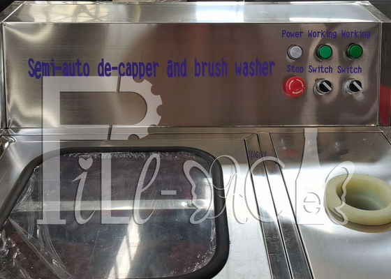 Semiauto 250BPH 5ガロンのびんのDecapperの洗濯機 サプライヤー