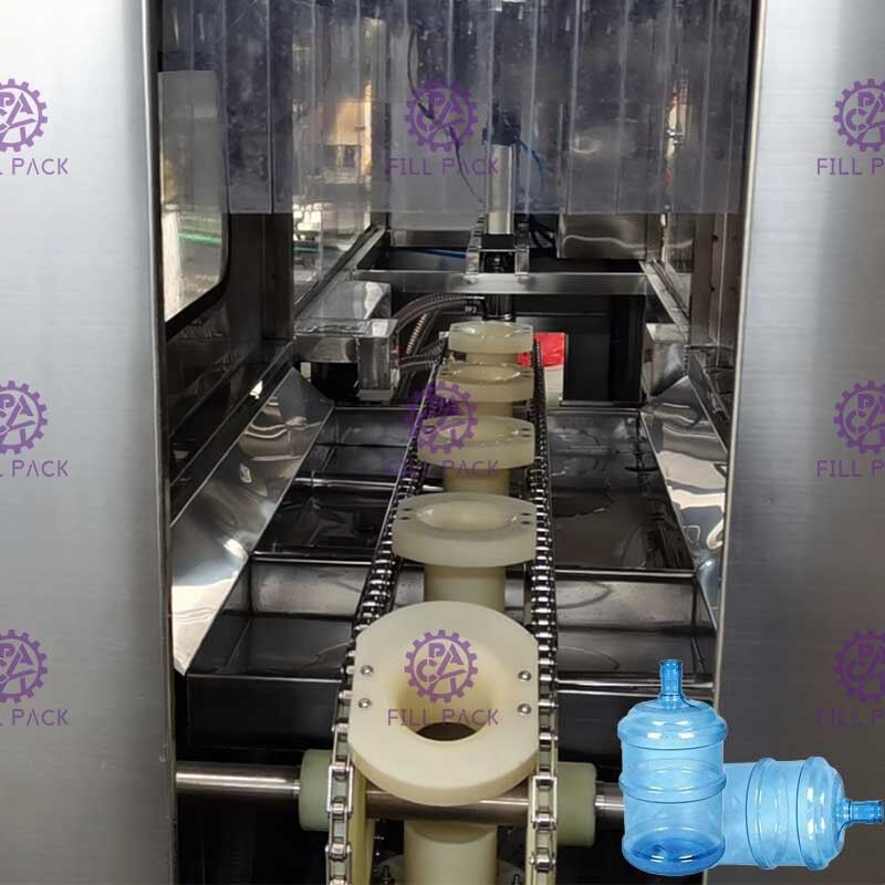 SU 304 5ガロン水充填機熱いアルカリ水洗浄 サプライヤー