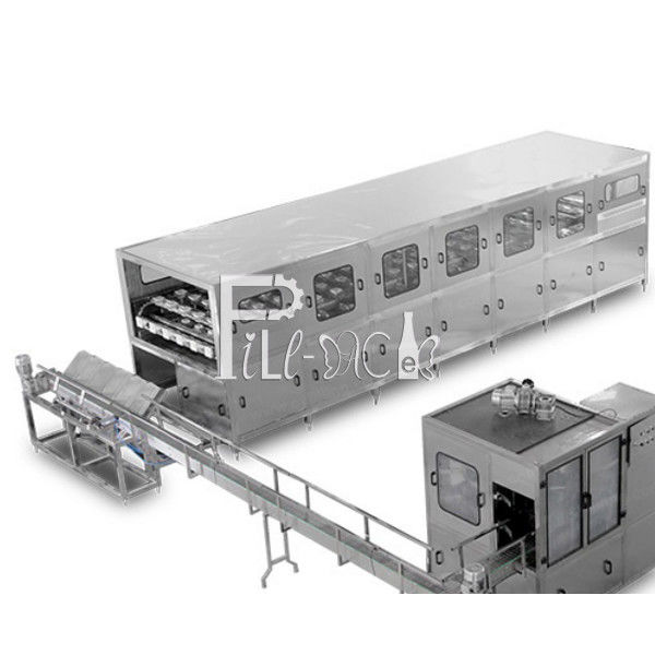 12 頭 1000BPH 5 ガロンボトル洗濯機 サプライヤー