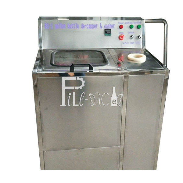 1つのDecappingの場所SS304 5ガロンのびん洗濯機 サプライヤー